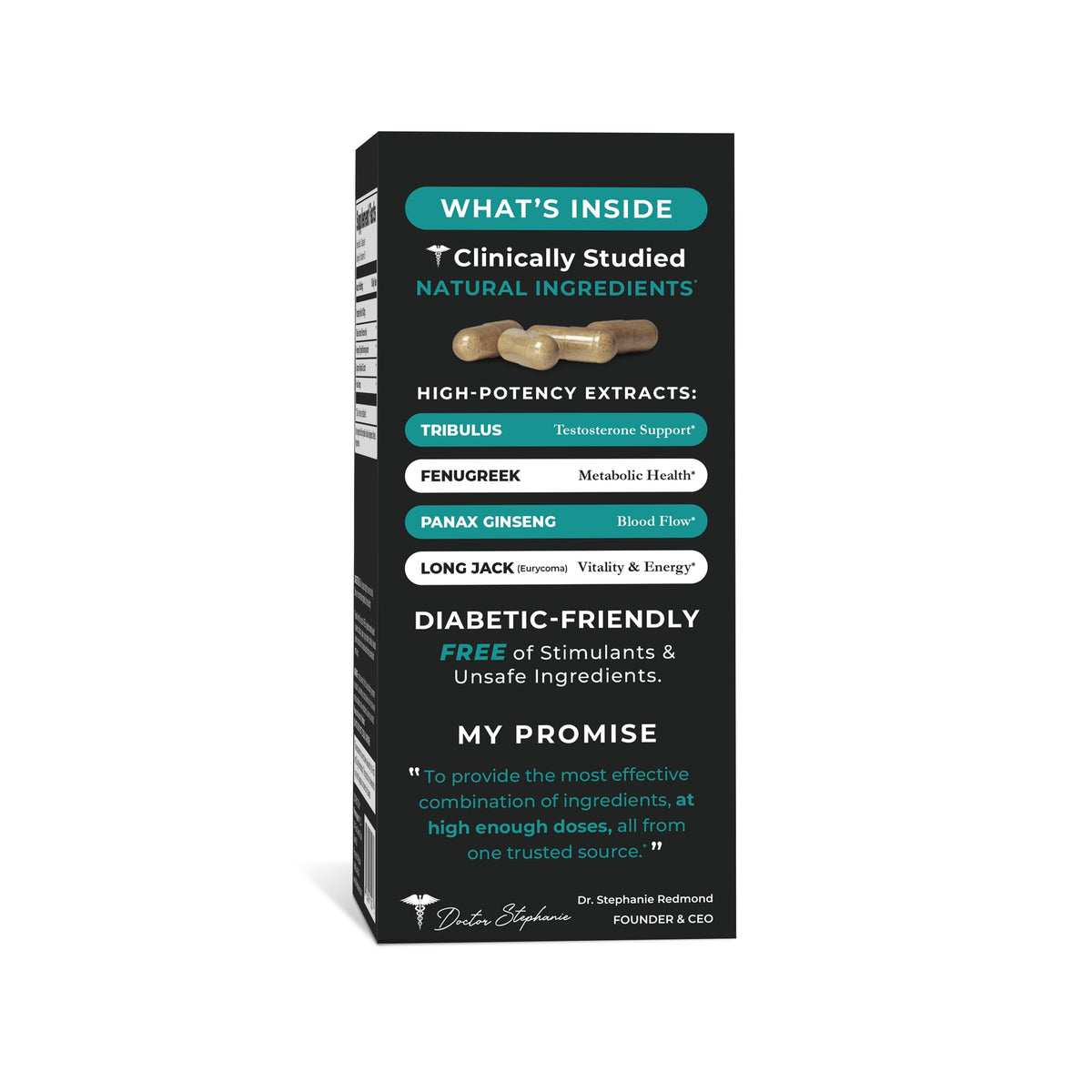 Pharmaganics Dr. Stephanie's Men's Romance Energy & Endurance - 90 Capsules - image 3