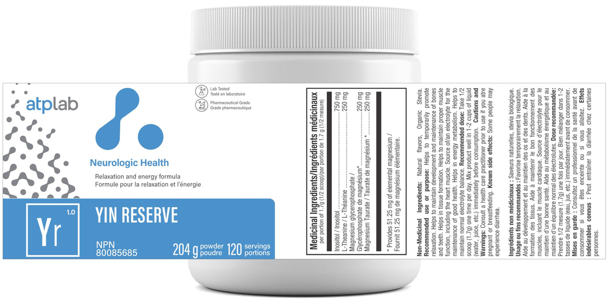 ATP LAB Yin Reserve Relaxation and Energy Powder - 120 Servings - image 7