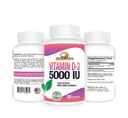 Rise-N-Shine Vitamin D3 5000 IU Immune & Bone Support - 30 Capsules - image 2