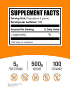 BulkSupplements.com L-Arginine HCL Powder