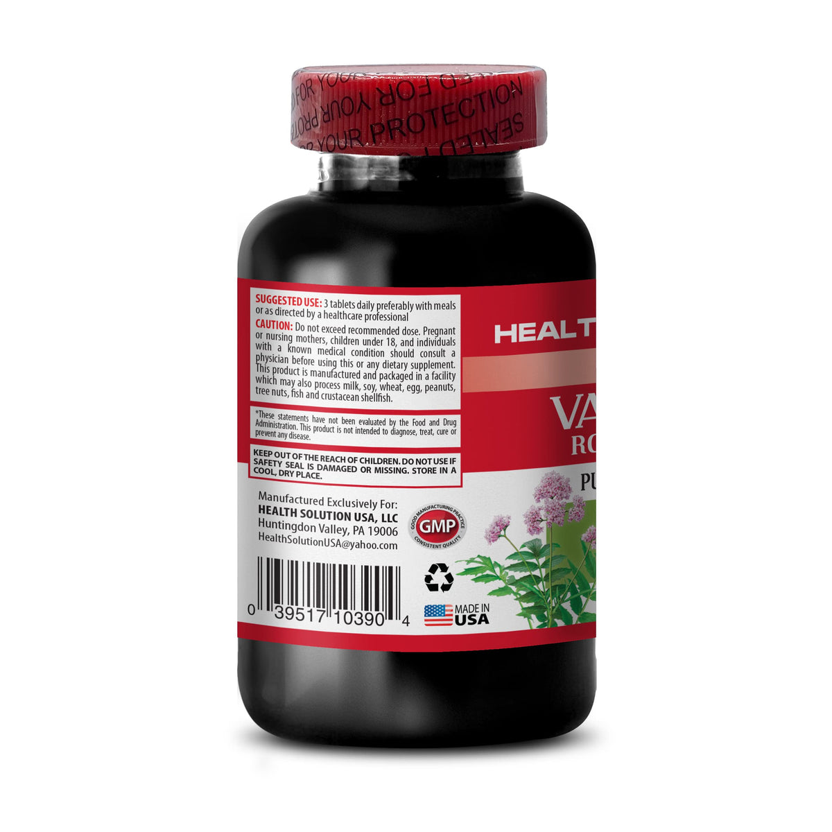 Health Solution Prime Valerian Root Extract Sleep Support - 100 Capsules - image 3