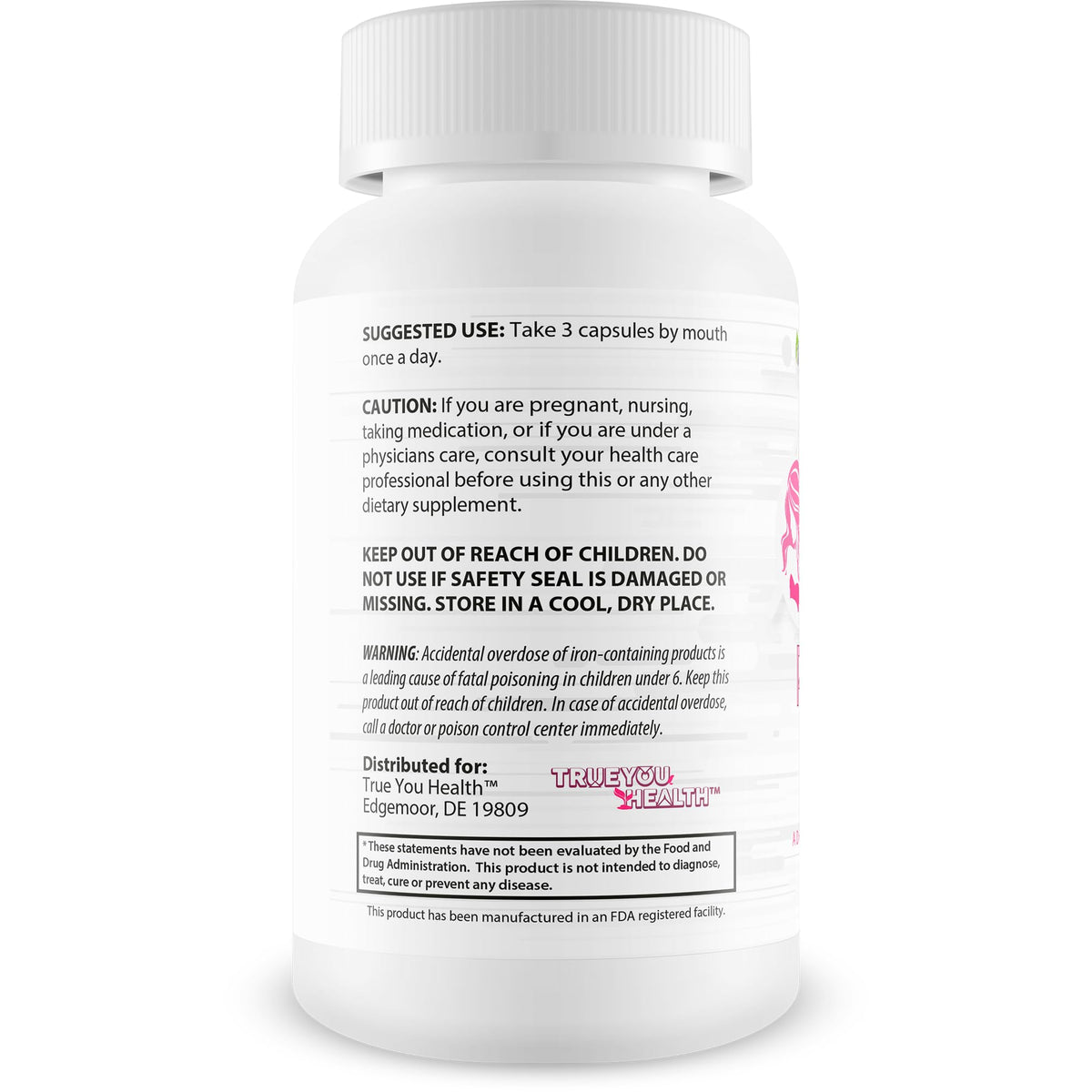 Lulu Nutrition Puri Hair Plus Advanced Hair Formula - 90 Capsules - image 3