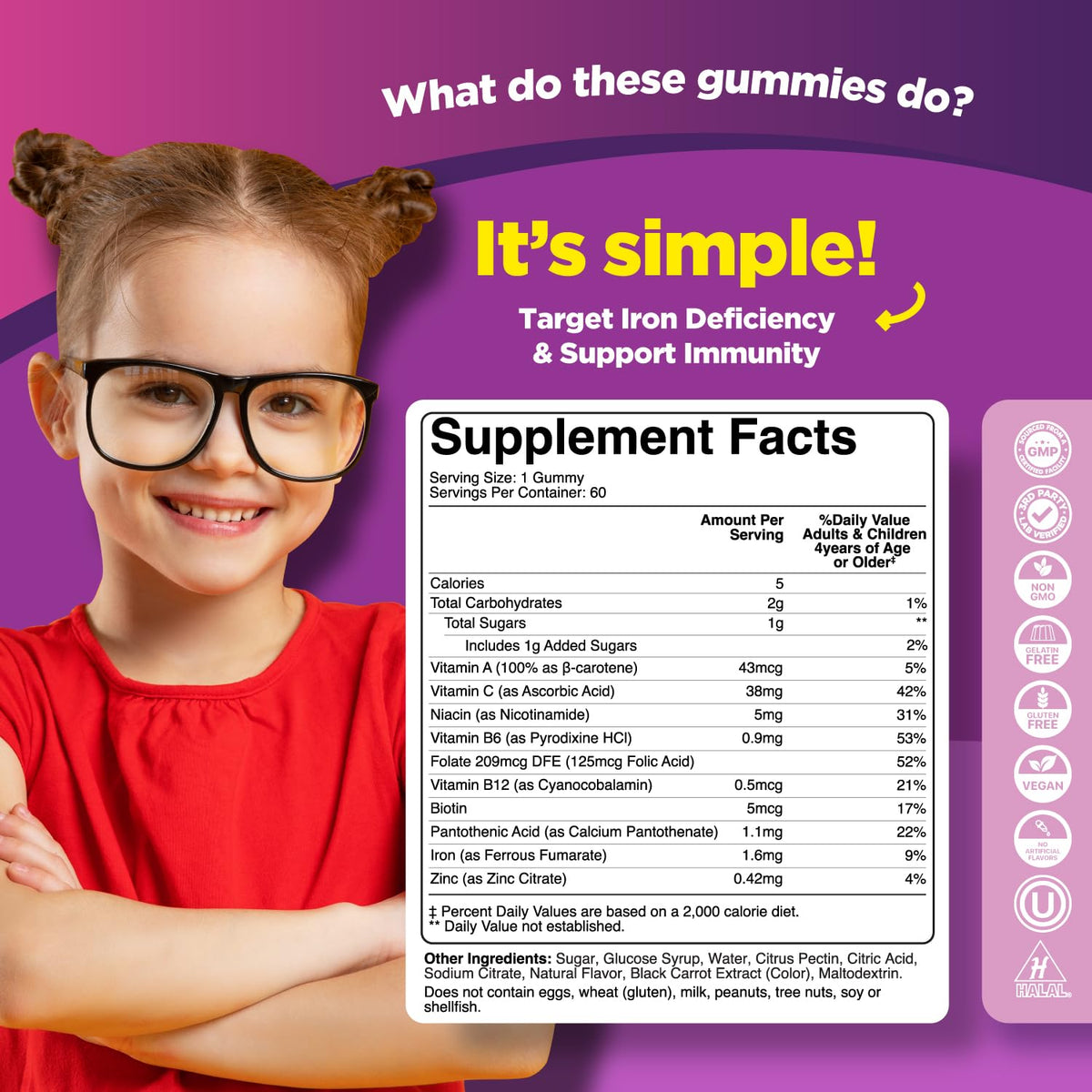 Phytoral Kids Multivitamin with Iron - 60 Gummies - image 8