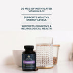 Ancient Nutrition Methylated Vitamin B12 Supplement for Energy - 30 Capsules - image 2