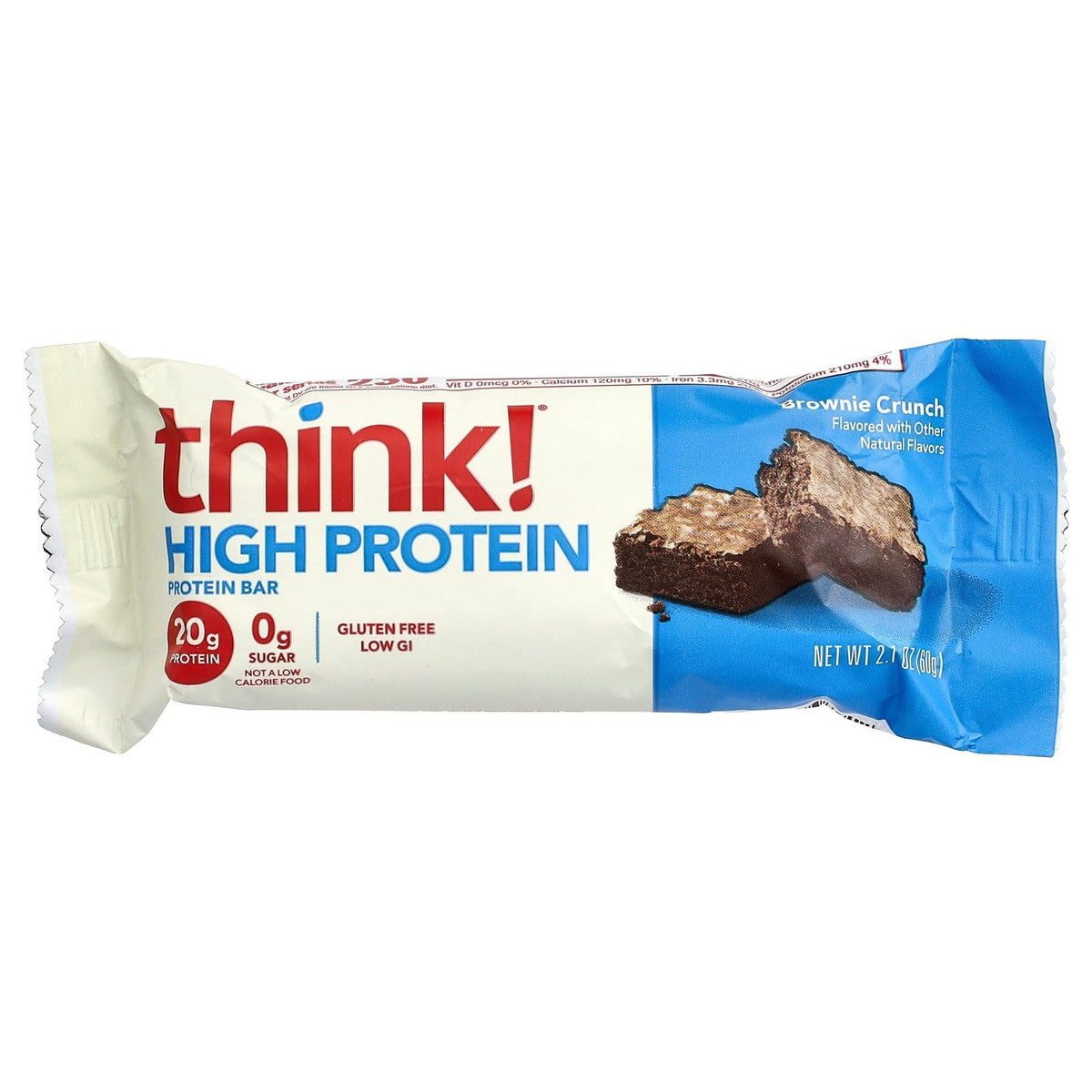 thinkThin Protein Bars Brownie Crunch - 10 Pack - image 3