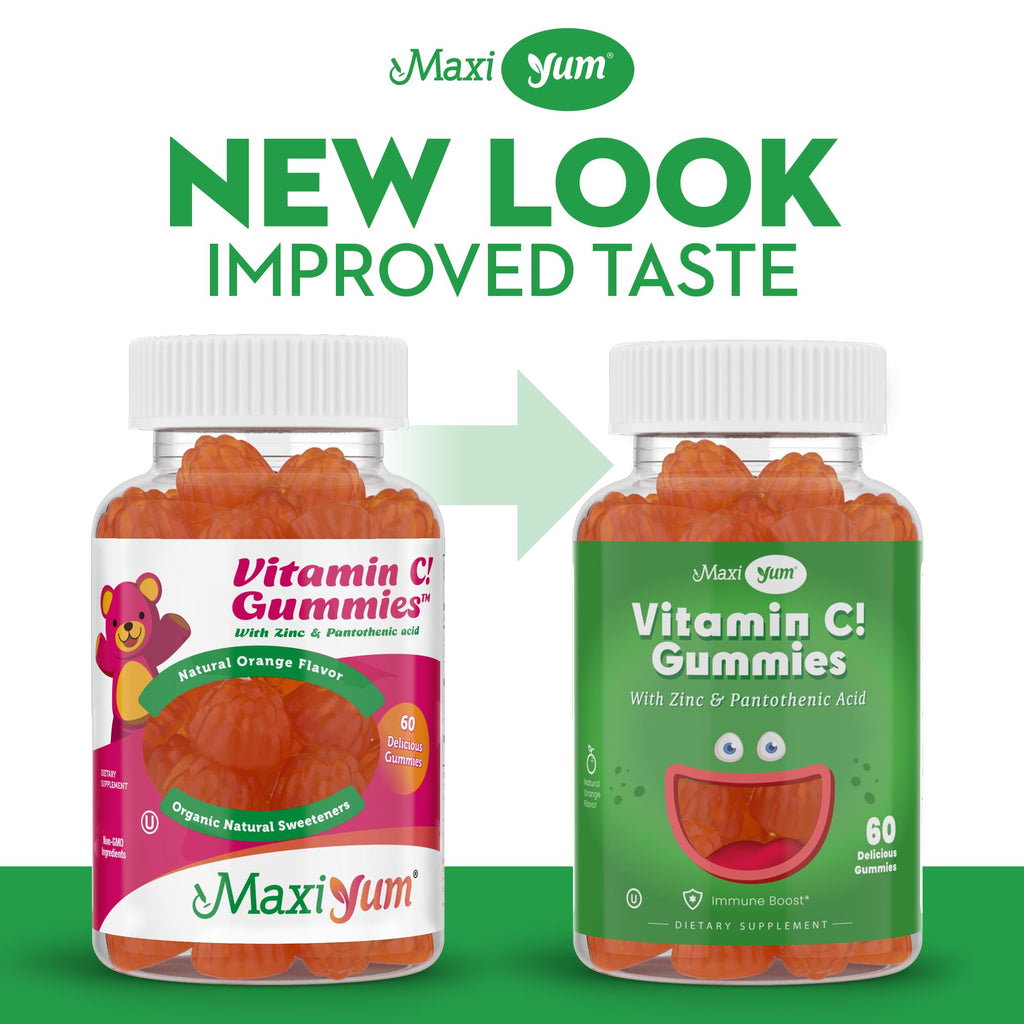 Maxi Health Vitamin C Gummies with Zinc - 60 Gummies - image 3