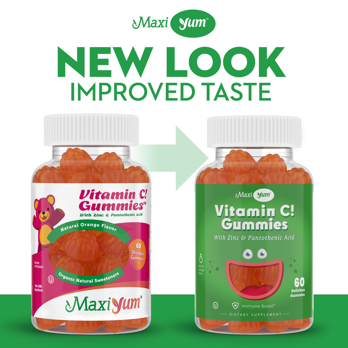 Maxi Health Vitamin C Gummies with Zinc - 60 Gummies - image 3
