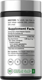 Horbäach Maca Root Capsules for Men and Women - 120 Capsules - image 2