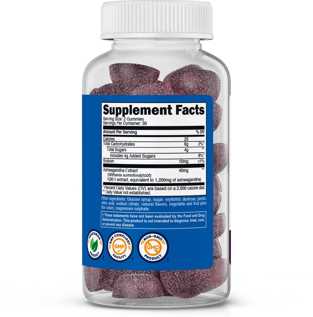 Nutricost Ashwagandha Extract Gummies Mixed Berry - 60 Gummies - image 5
