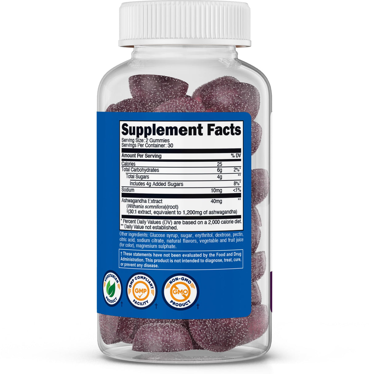 Nutricost Ashwagandha Extract Gummies Mixed Berry - 60 Gummies - image 5