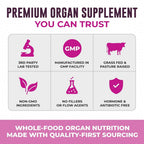 Left Coast Performance Beef Organ Supplement for Women - with Gotu