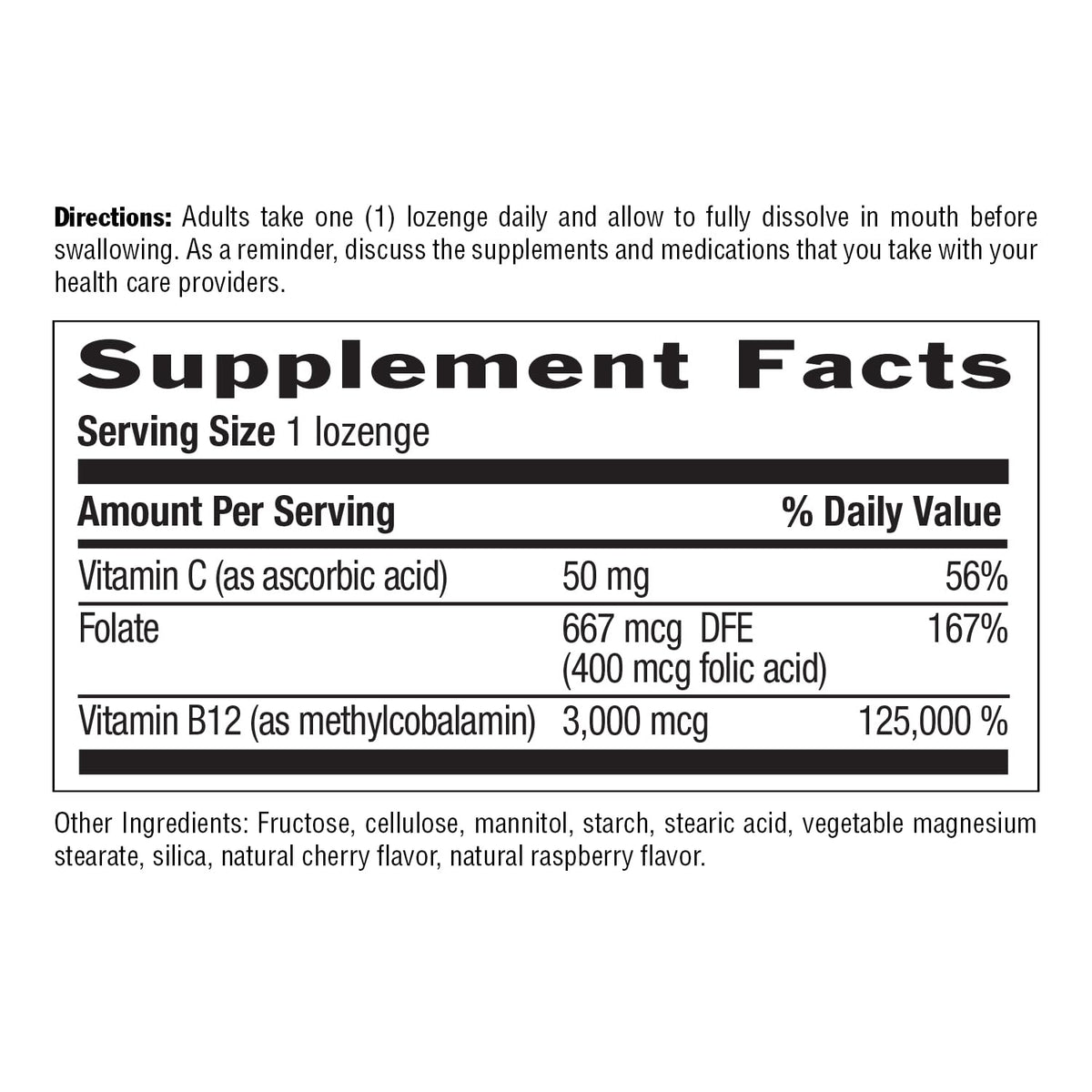 Country Life Methyl B-12 3000 mcg Lozenges for Energy - 50 Count - image 5
