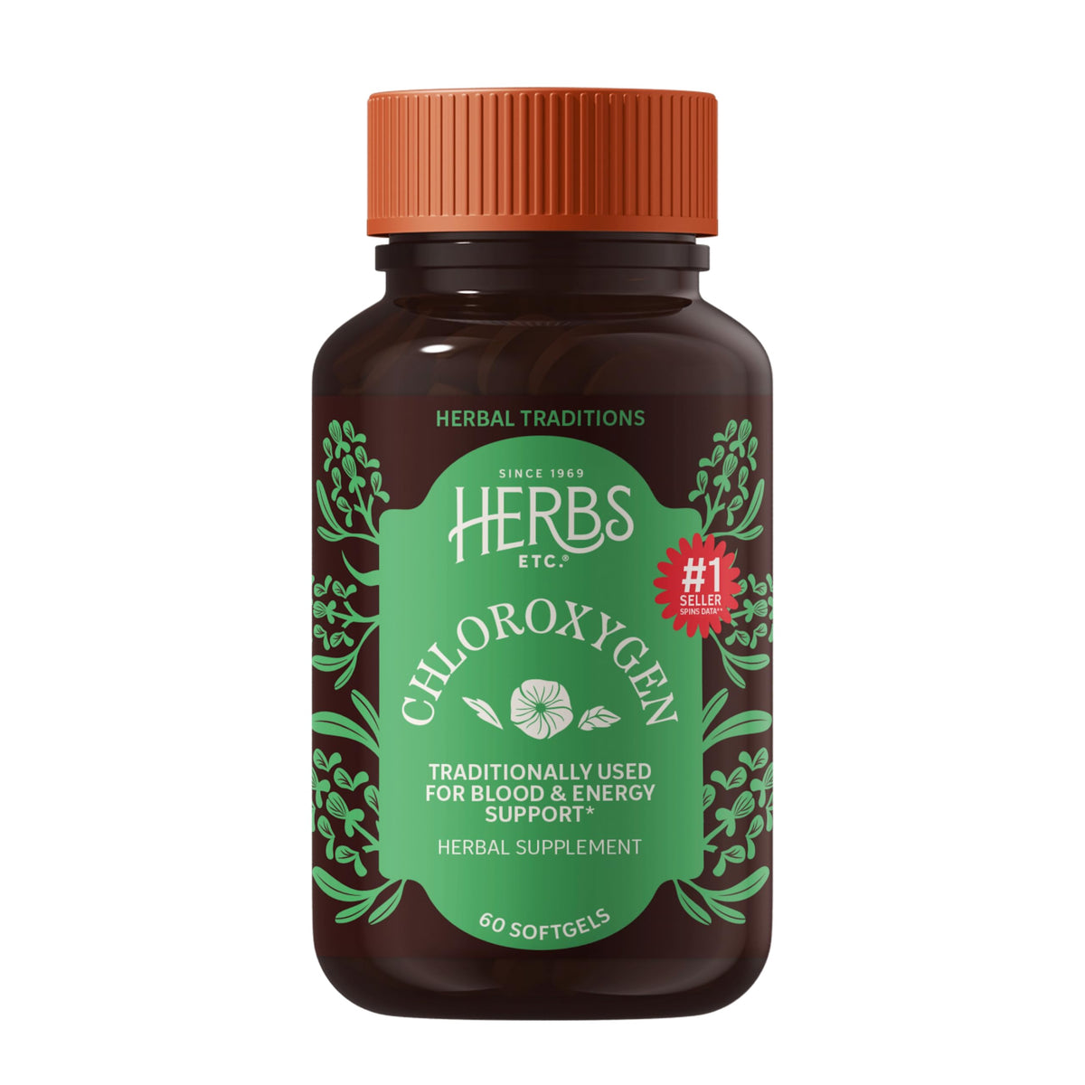 Herbs Etc. ChlorOxygen Chlorophyll Concentrate - 60 Softgels