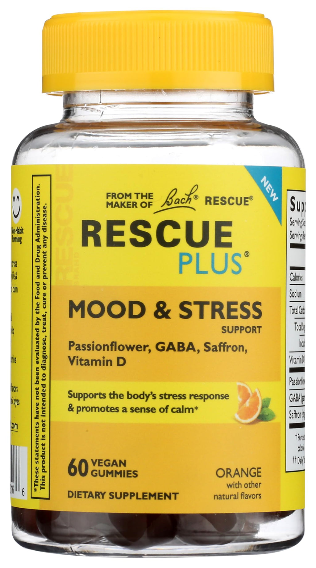 RESCUE Bach Plus Mood & Stress Support Gummies