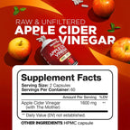 Nutrivein Apple Cider Vinegar 1600 mg - 120 Capsules - image 3