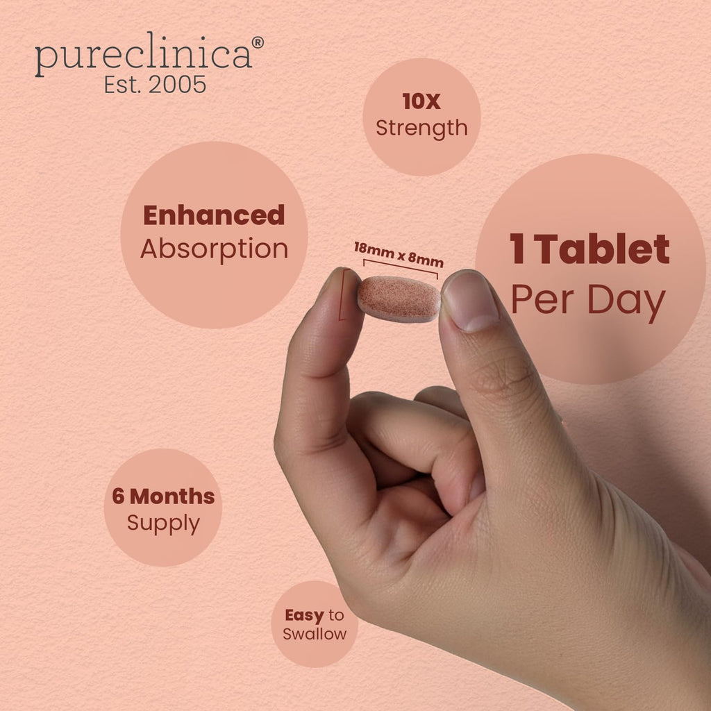 pureclinica Bilberry Extract 1000mg High Strength - 180 Tablets - image 6