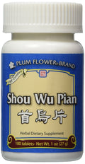Plum Flower Shou Wu Pian - 100 Tablets