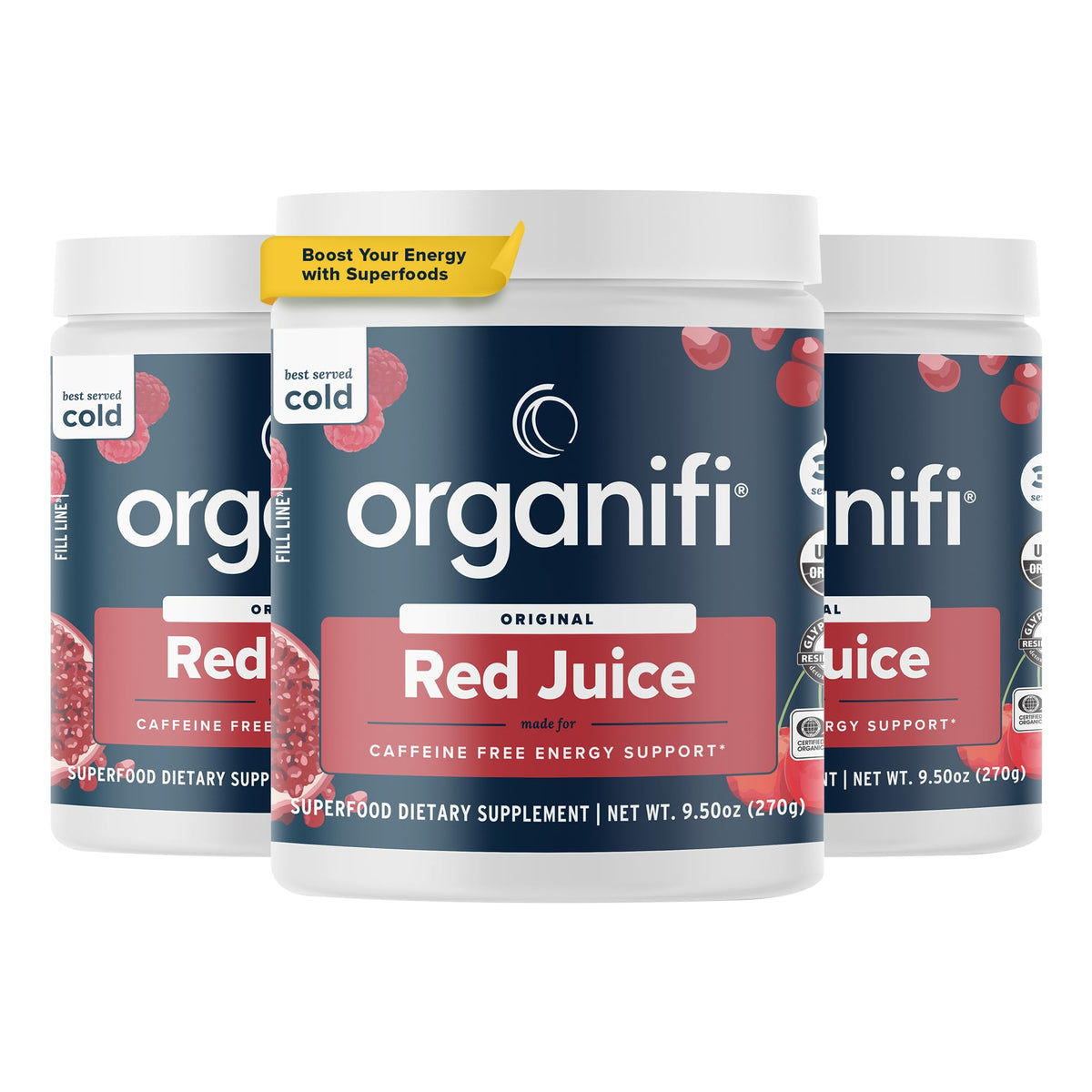 Organifi Red Juice - Energy Powder Reduces Afternoon Crashes