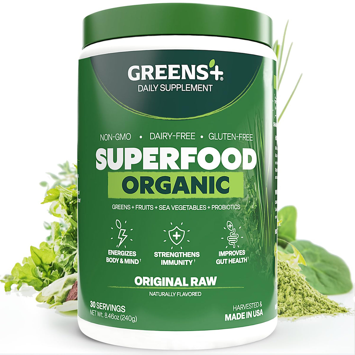 Greens+ Organic RAW Superfood Powder - 8.46 oz