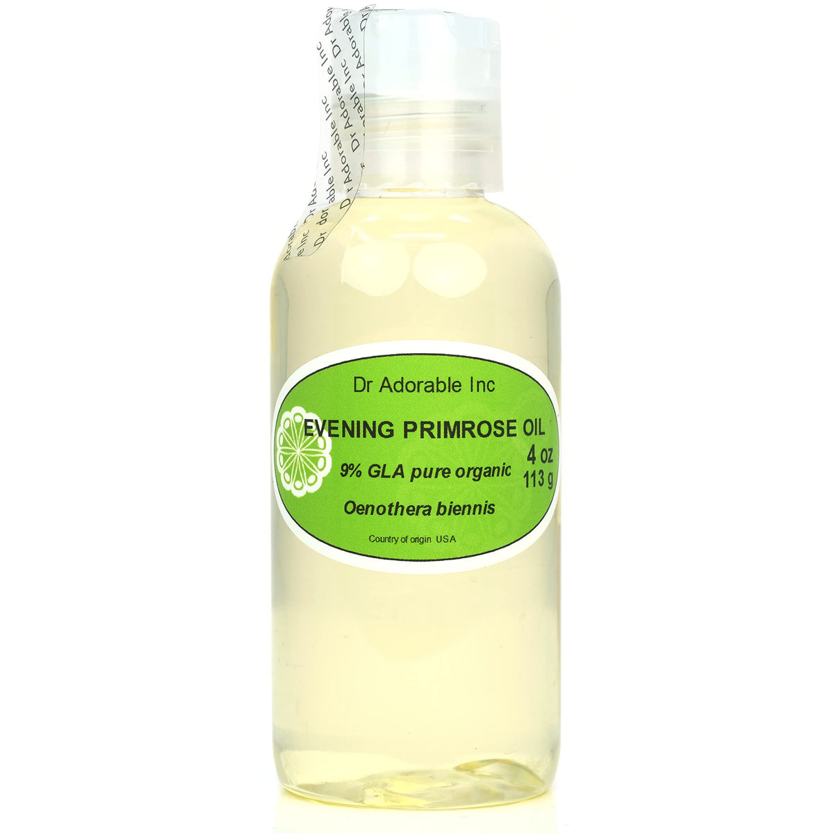 Dr Adorable - 4 oz - Evening Primrose Oil - 100% Pure Natural Organic