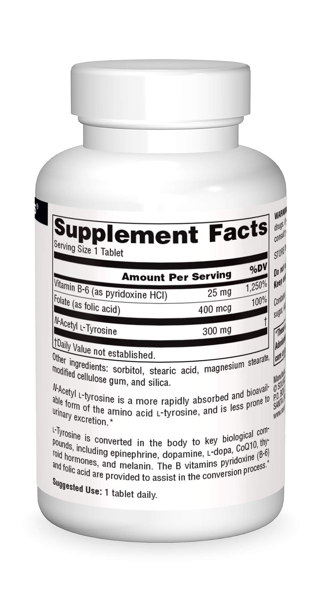 Source Naturals N-Acetyl L-Tyrosine 300mg