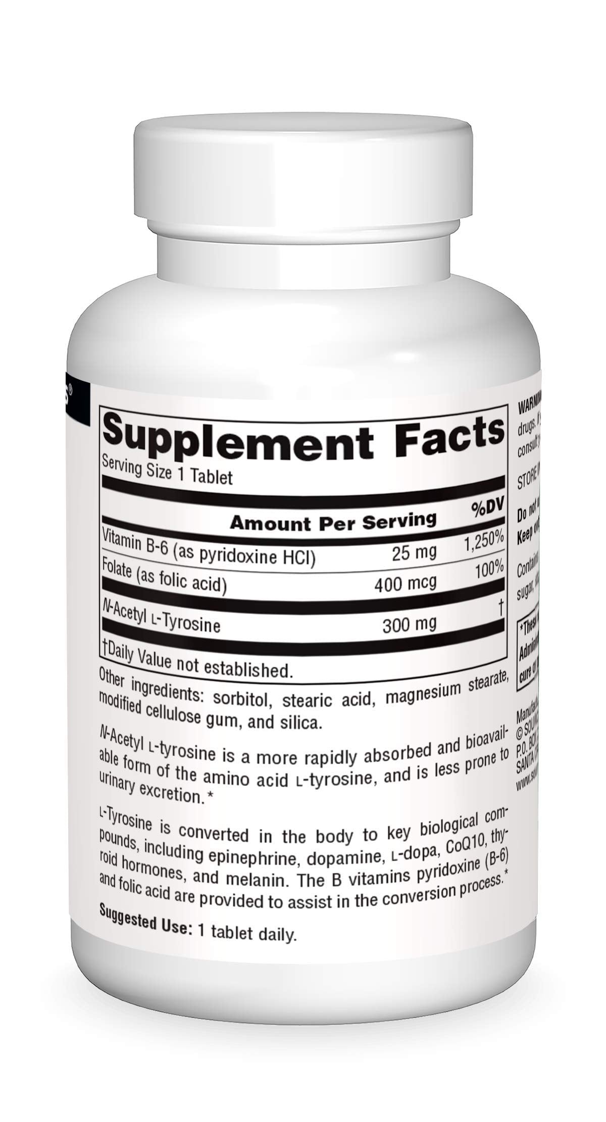 Source Naturals N-Acetyl L-Tyrosine 300mg