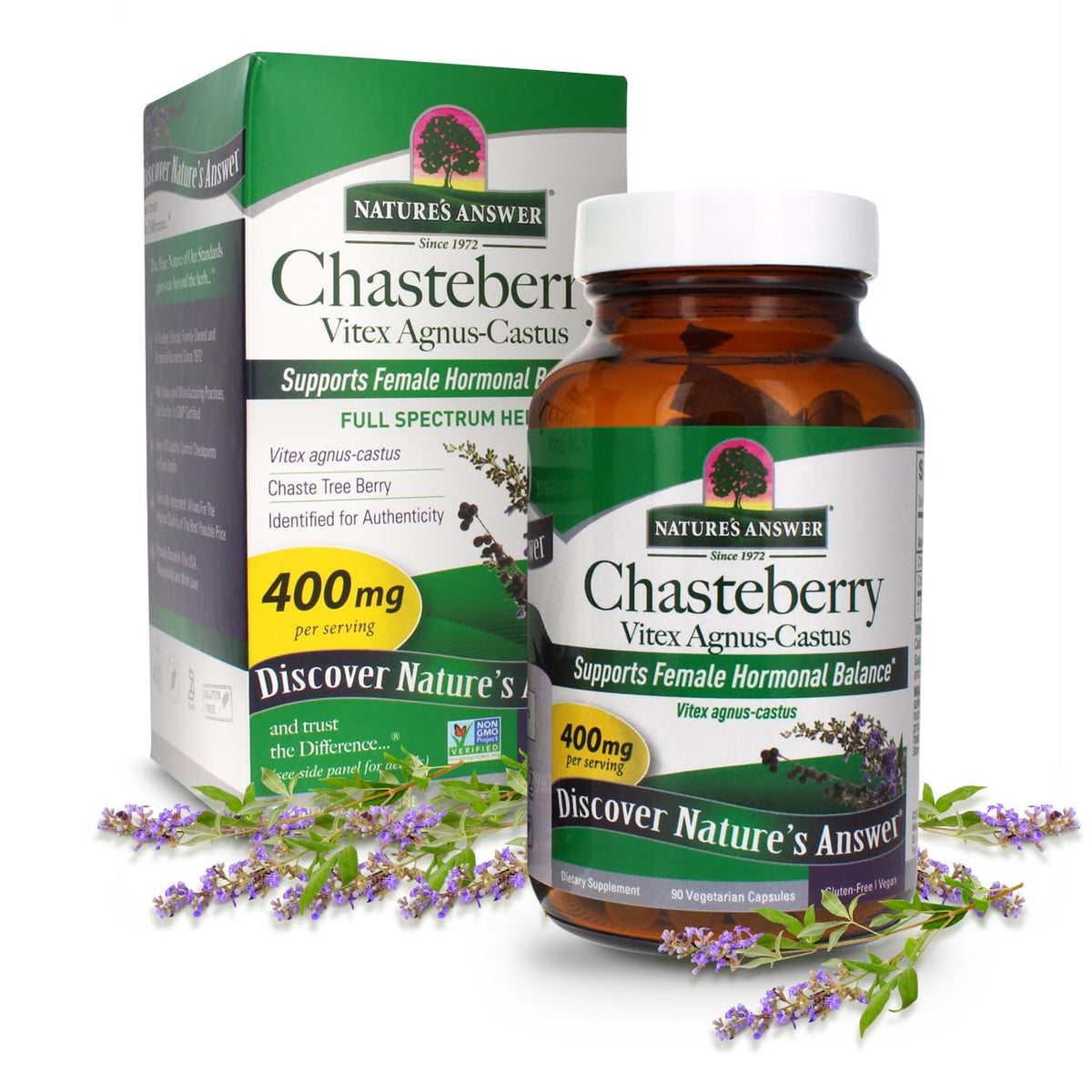 Nature's Answer Chasteberry Vitex 400mg - 90 Capsules