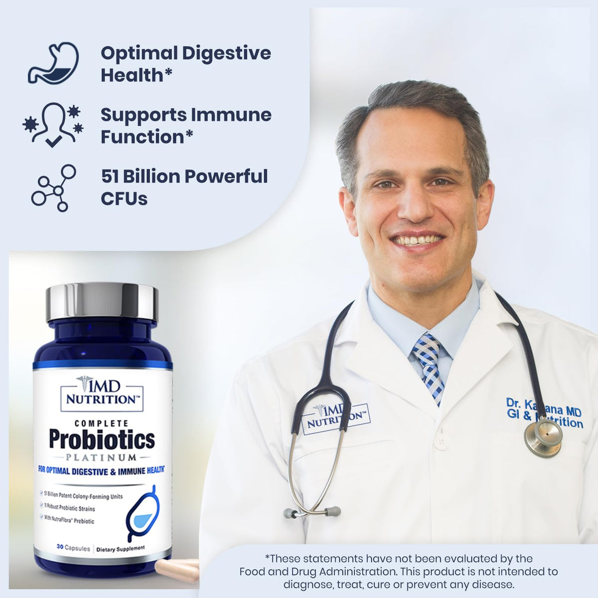 1MD Nutrition Complete Probiotics - Parent