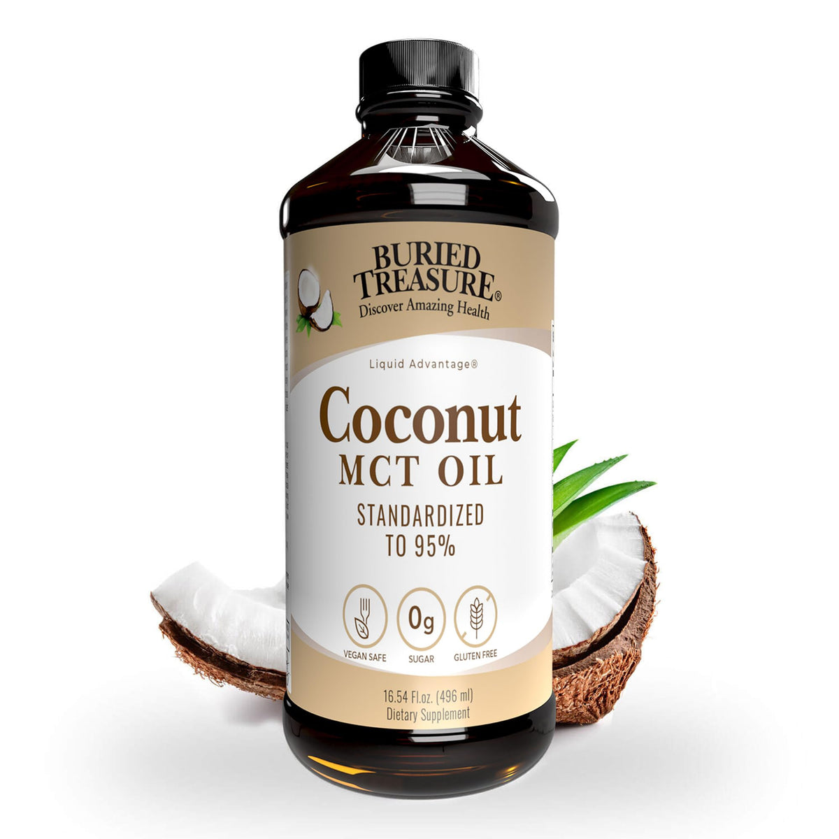 Buried Treasure MCT Coconut Oil - 16.54 Fl Oz