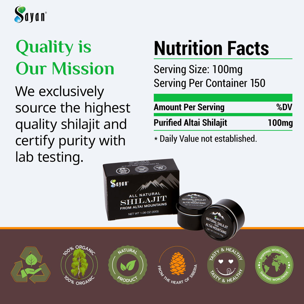 Sayan Shilajit Resin Natural Fulvic Acid - 30 g - image 5