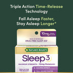 Nature's Bounty Sleep3 Melatonin 10mg