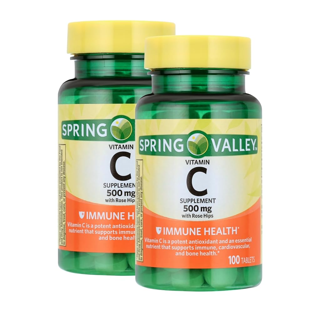 Unique Bundle Store Vitamin C 500MG with Rose HIPS
