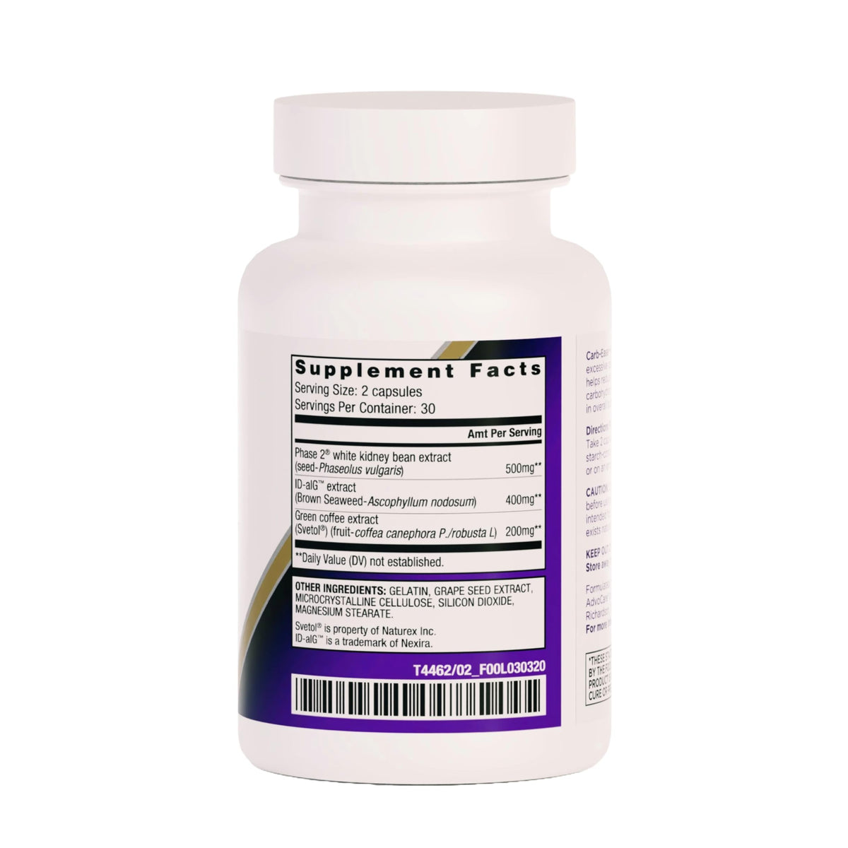 AdvoCare Carb-Ease Plus Carb Blocker Supplement - 60 Capsules - image 2