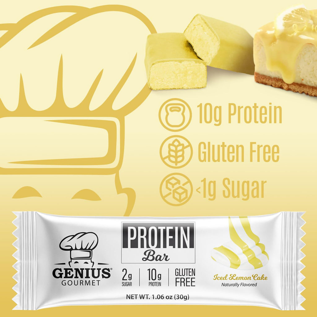 Genius Gourmet Gluten Free Keto Protein Bar