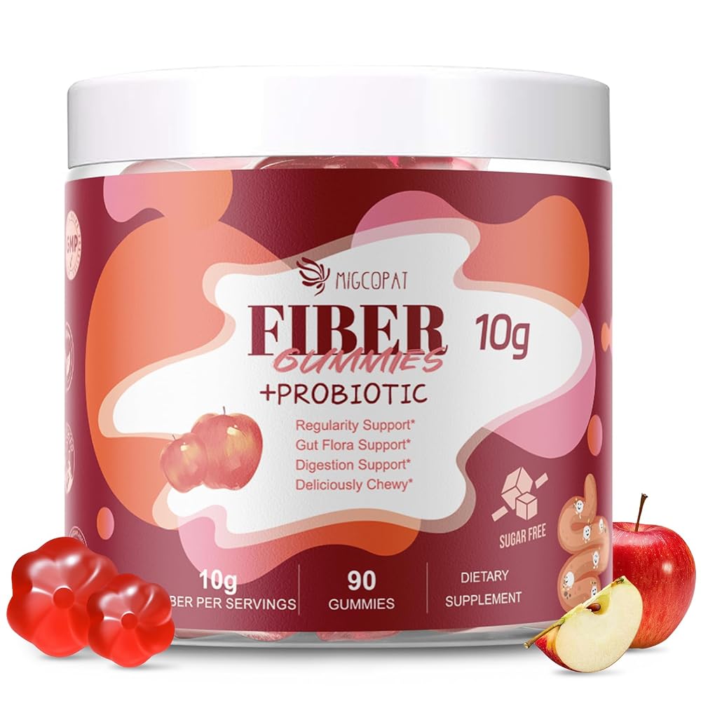 Migcopat Fiber Gummies with Probiotics