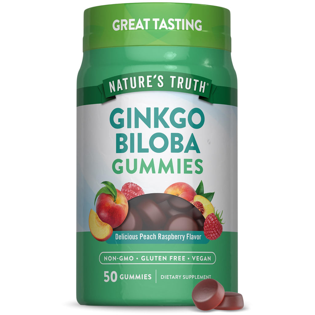 Nature's Truth Ginkgo Biloba Gummies - 50 Count