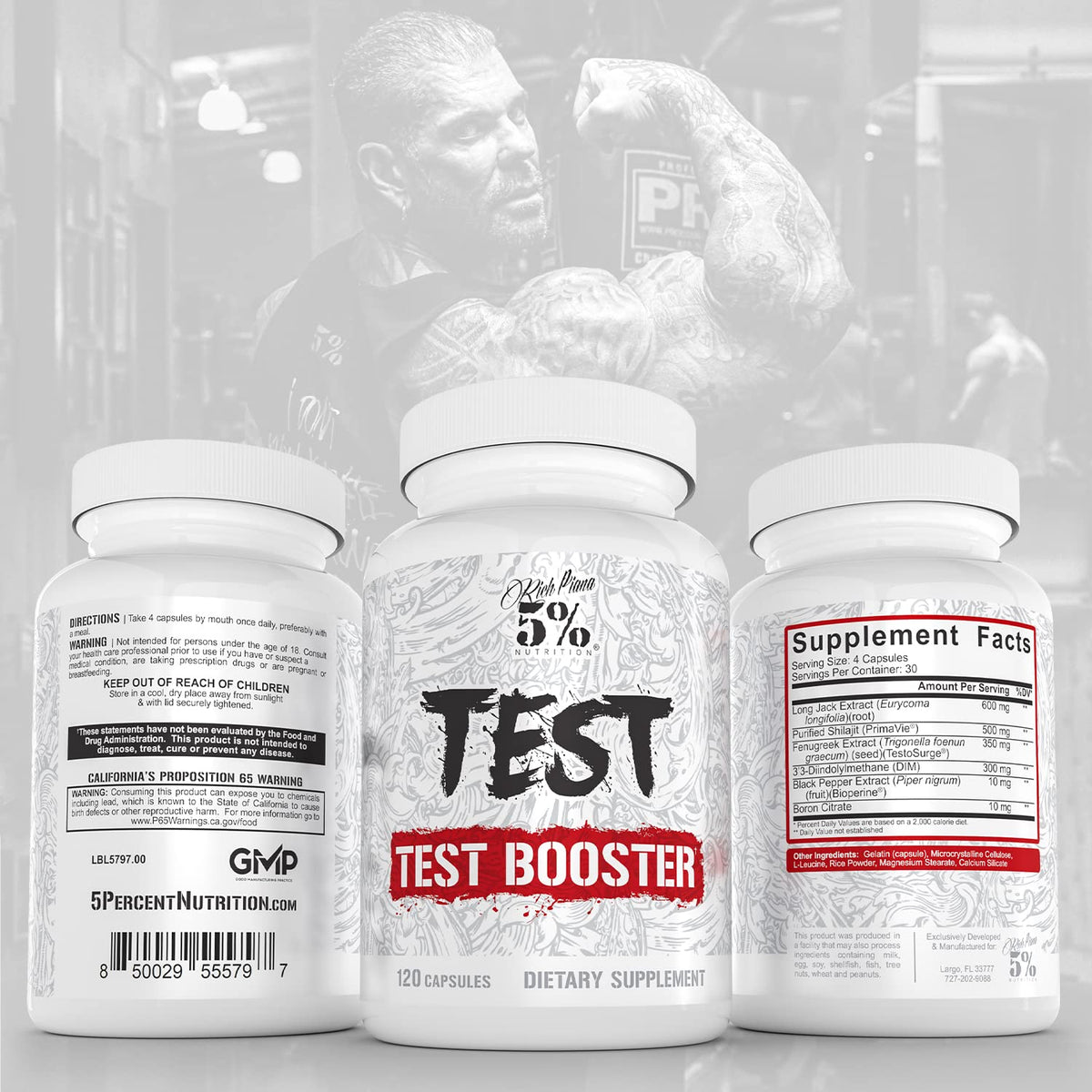 5% Nutrition 2-Stack Liver & Organ Defender with NAC + Test Booster - image 5