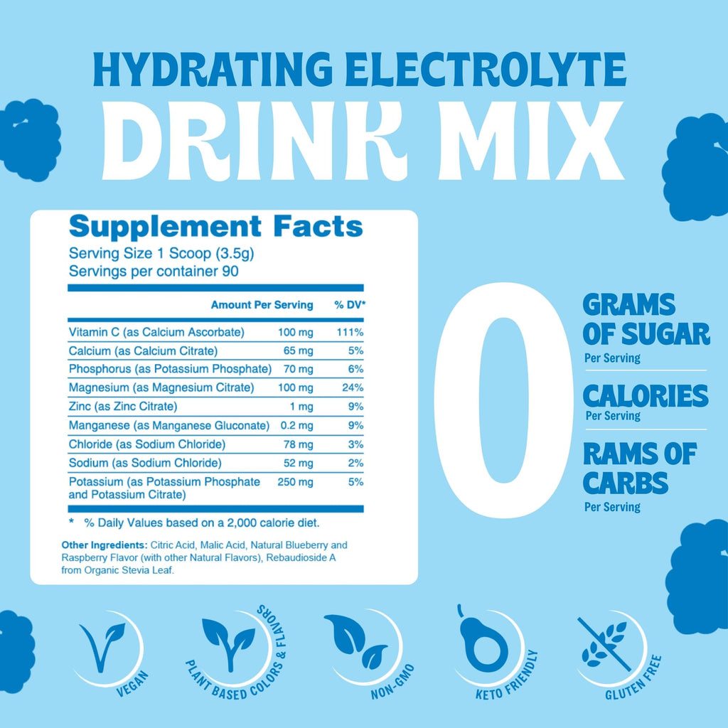 Vitalogix Naturals Electrolytes Powder No Sugar - Peach Hydration