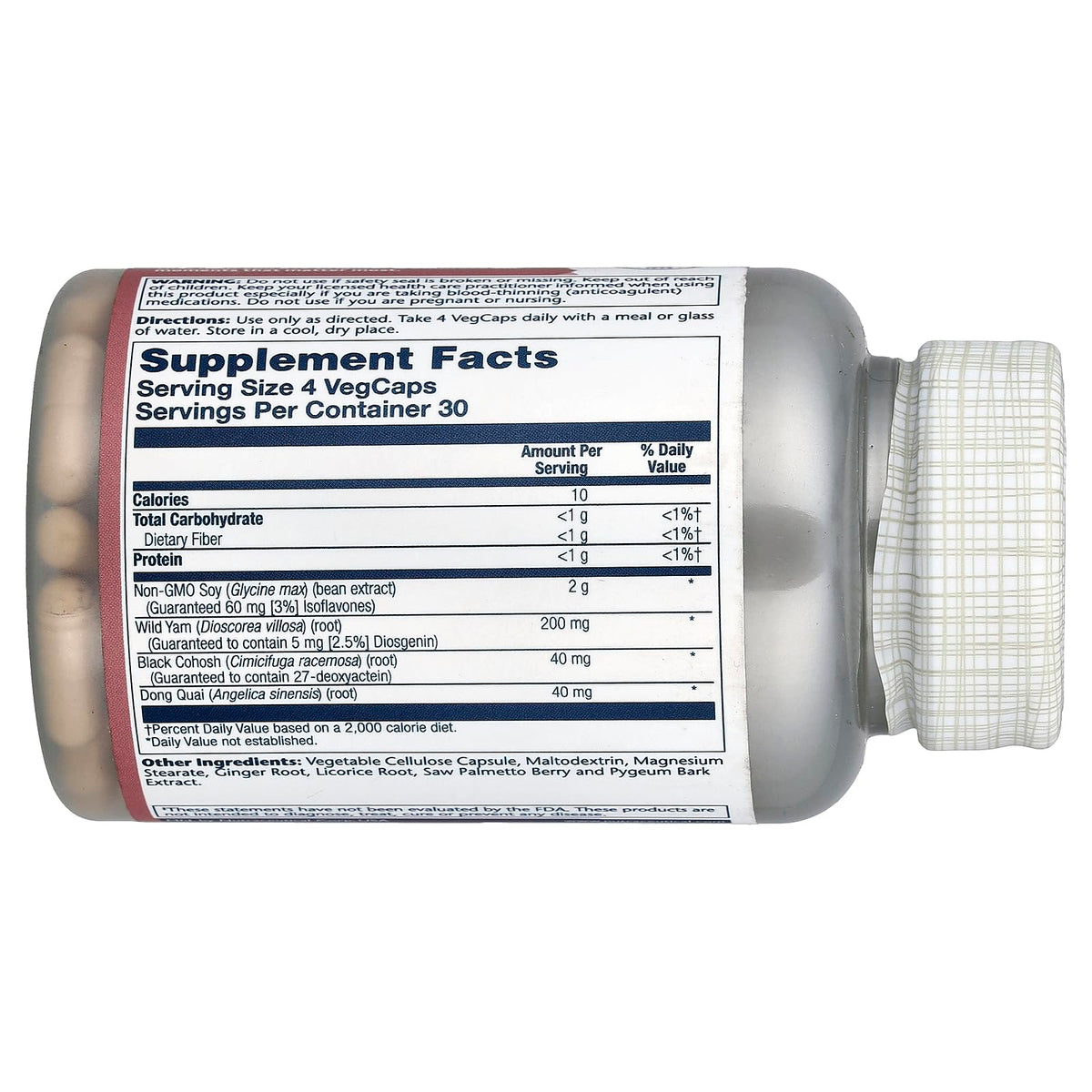 Solaray Phytoestrogen Supplement - 120 Capsules - image 2