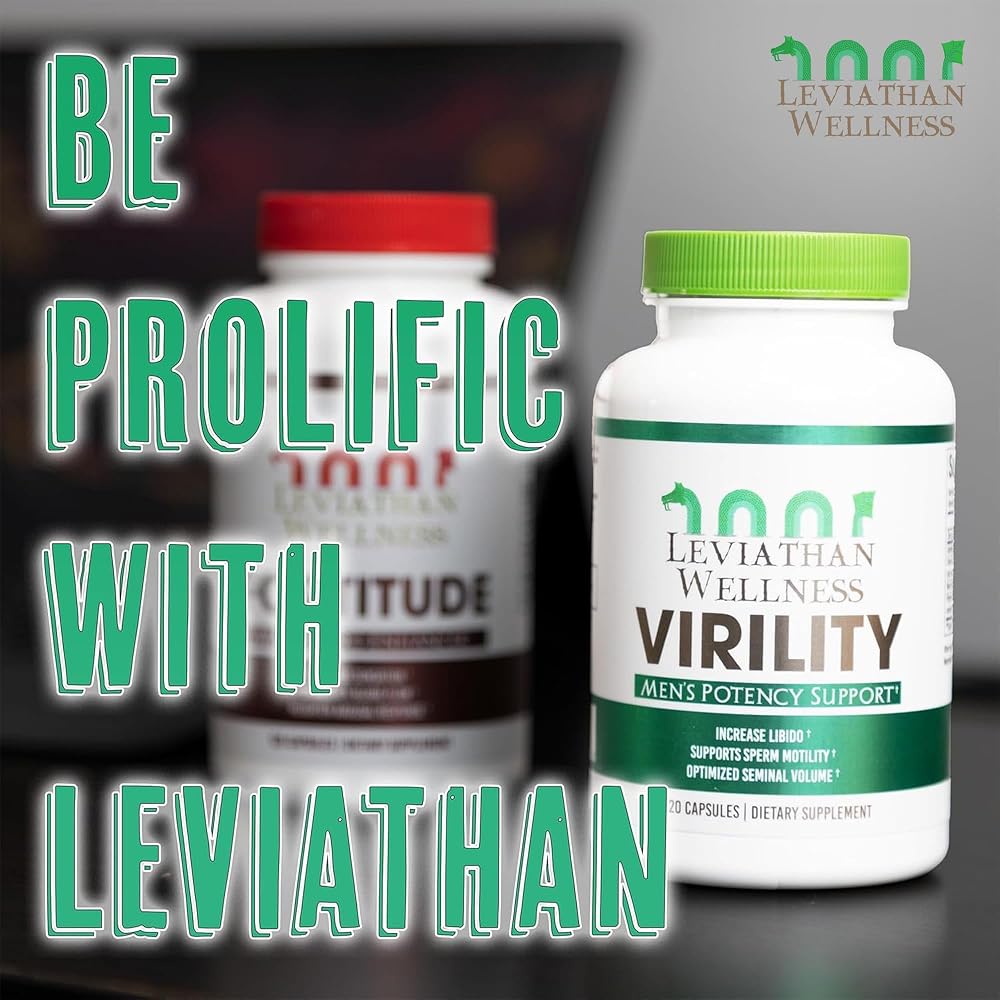 Leviathan Wellness Virility Men's Potency Support - 120 Capsules - image 3