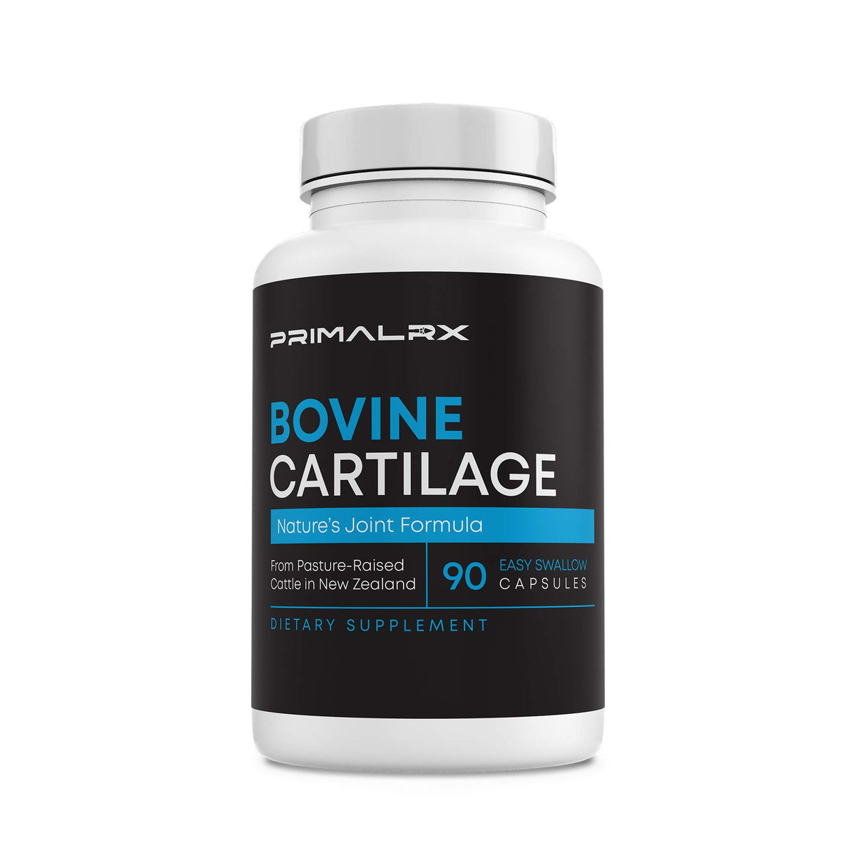 PRIMALRX Bovine Cartilage Grass-Fed Beef Collagen - 90 Capsules
