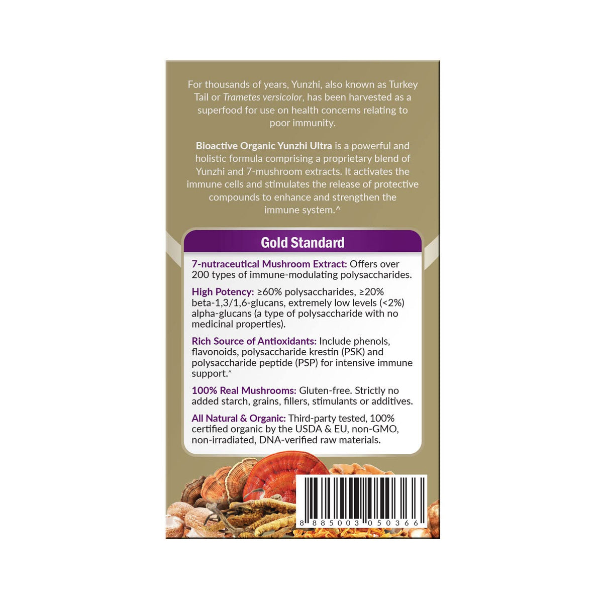 LABO Nutrition Bioactive Turkey Tail 7in1 Mushroom Extract - 90 Capsules - image 8