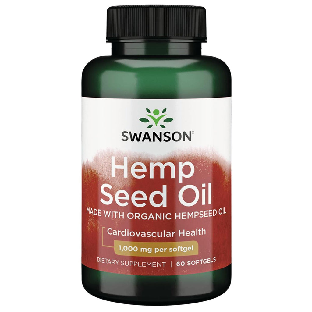 Swanson Hemp Seed Oil Omega EFA Support - 60 Softgels