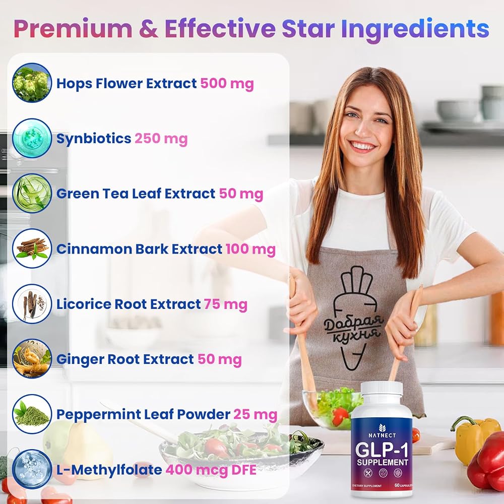 Natnect GLP Activate Natural GLP-1 Supplement - 60 Capsules - image 4