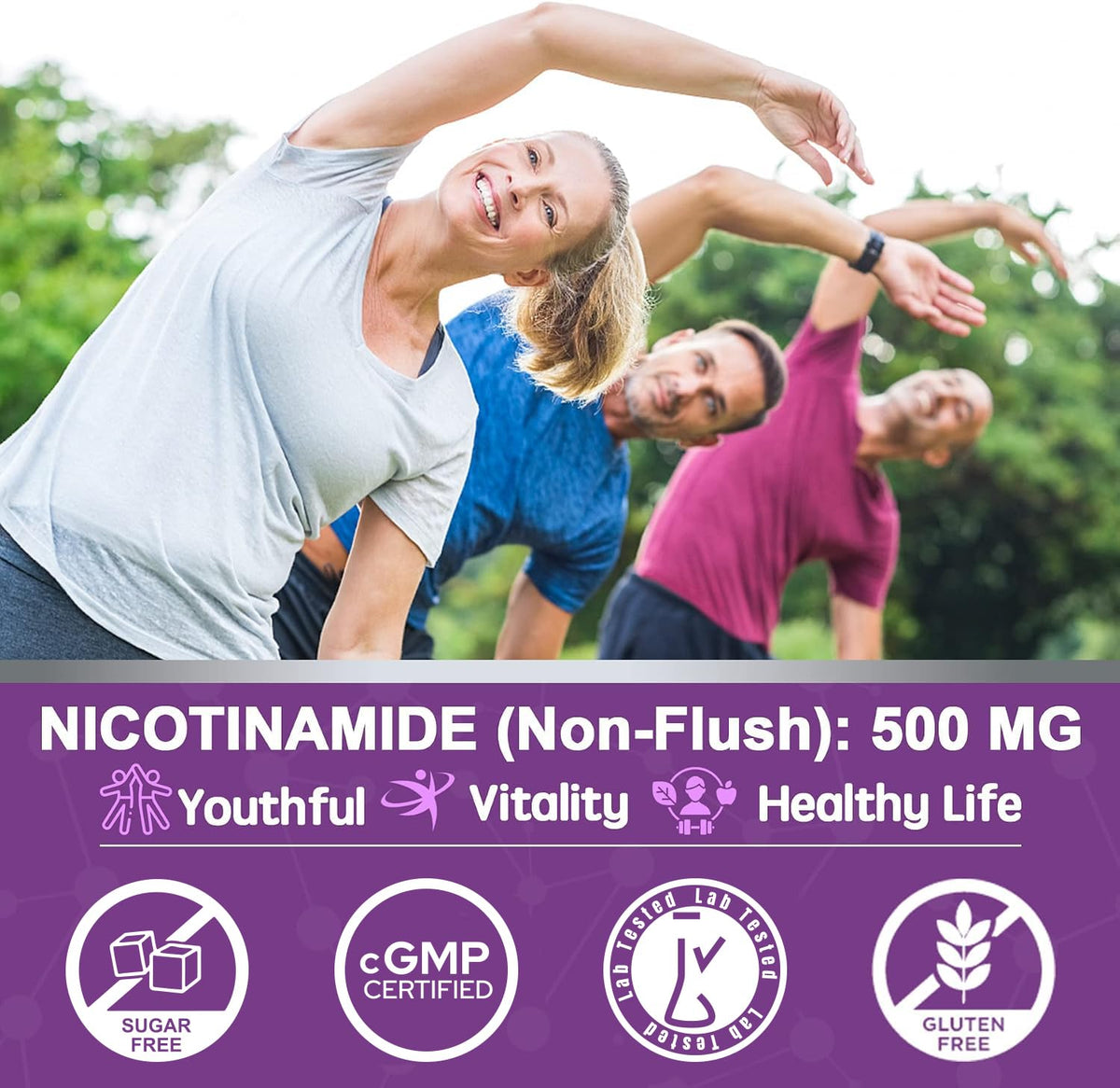 NEVISS Nicotinamide 500mg Gummies