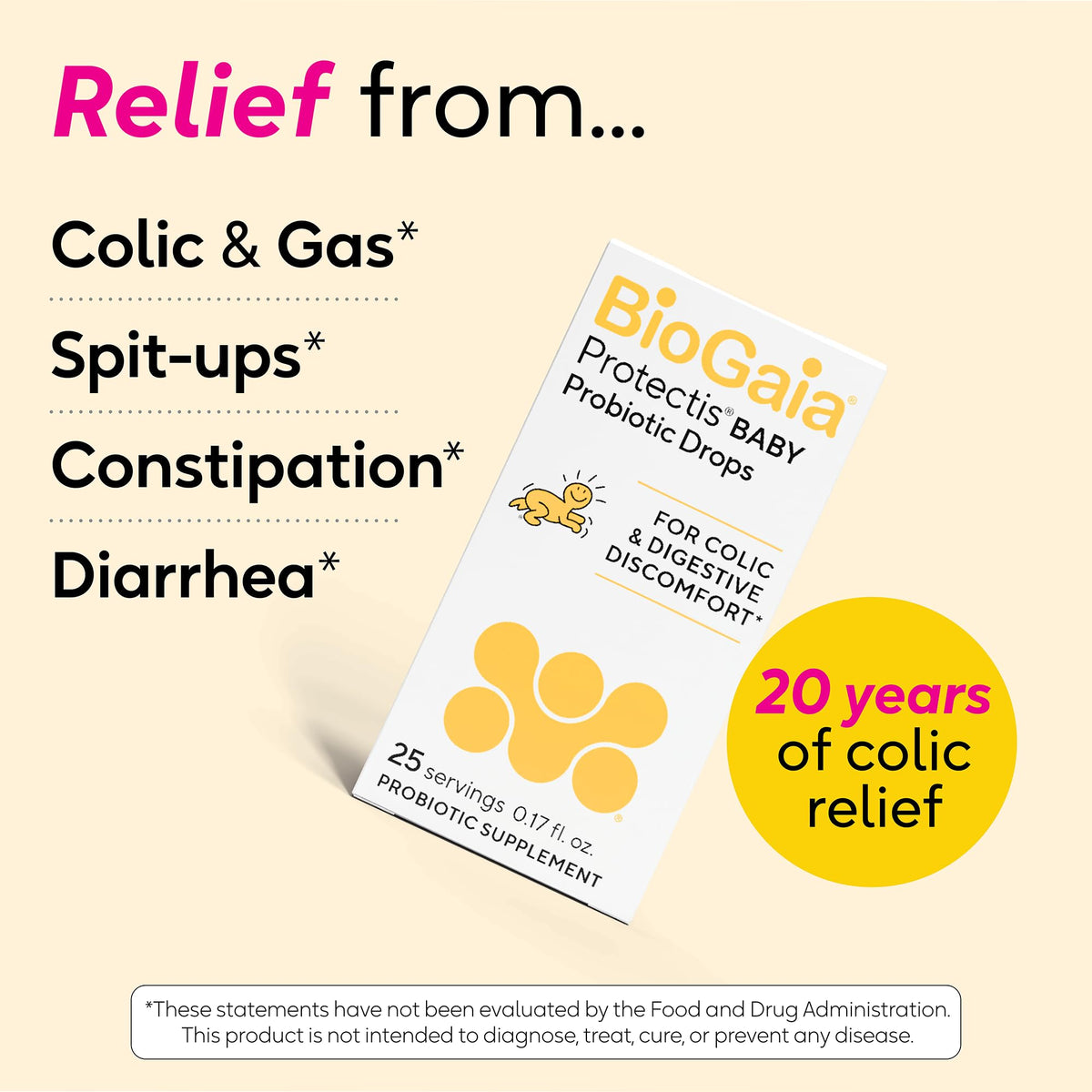 BioGaia Baby Probiotic Drops Colic & Gas Relief - 5mL - image 3