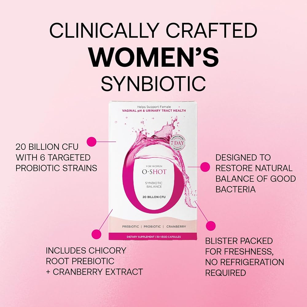 O-Shot Vaginal Probiotic + Prebiotic for Women - 30 Vegetarian Capsules - image 3
