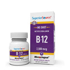 Superior Source Vitamin B-12 Methylcobalamin 2,500 mcg - 90 Tablets