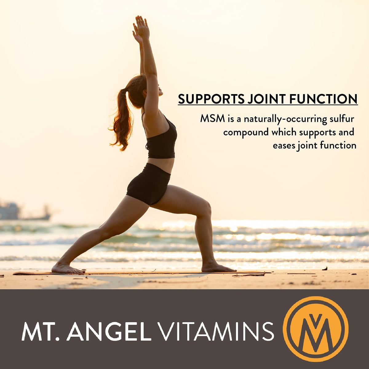 Mt. Angel Vitamins MSM 2000 Joint Support - 60 Tablets - image 5