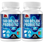CFUKING Probiotics for Men 500 Billion CFUs 12 Strains - 120 Capsules